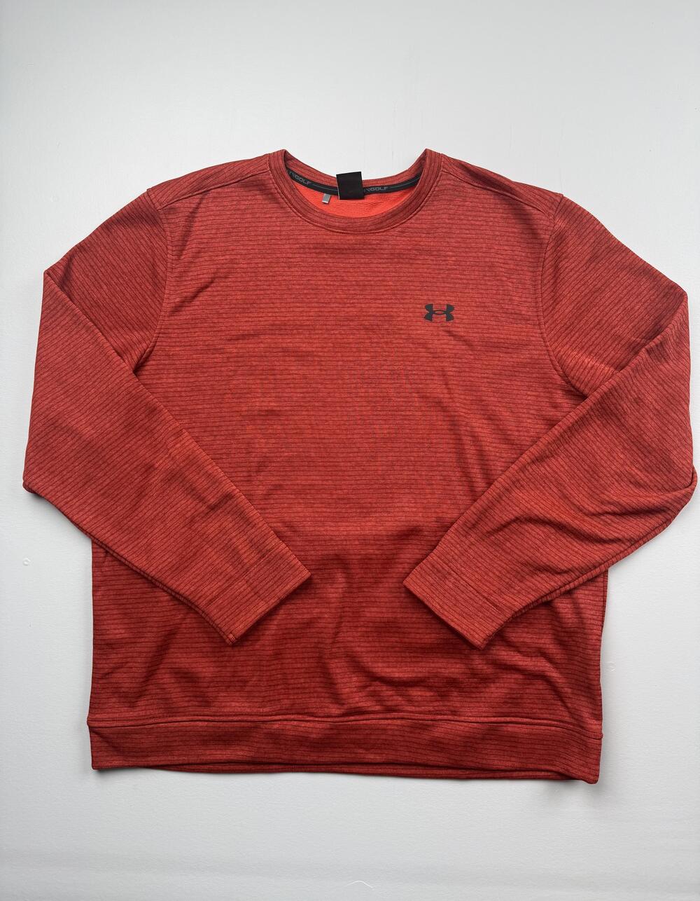 Under Armour Sweatshirt Mens 2XL Red Pullover Storm Golf Water Resistant